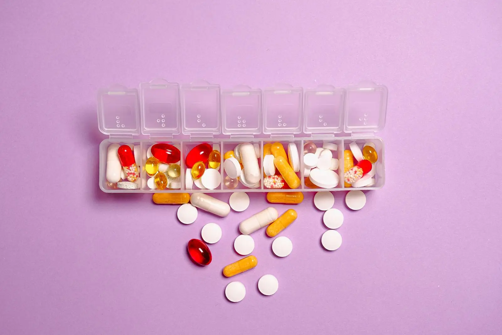 Medications organized and ready for home delivery
